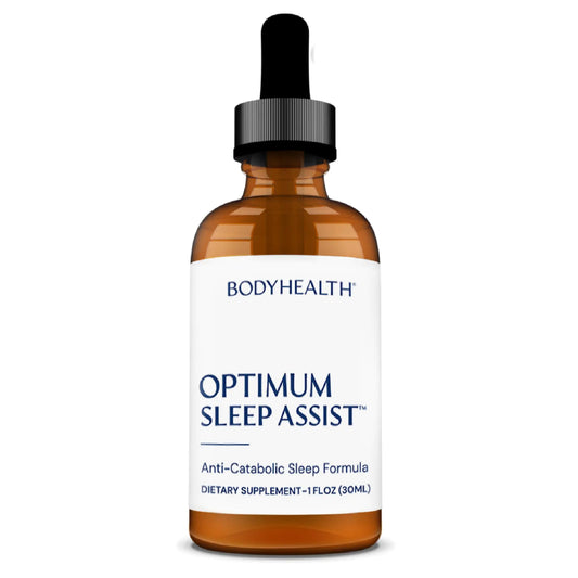 BodyHealth Optimum Sleep Assist Natural Sleep Aid Vitamin with Melotonin and B6 for Adults Supplement to Support Sleeping - 30 Servings