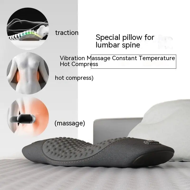 Heating Massage Cushion for Bed and Waist Support