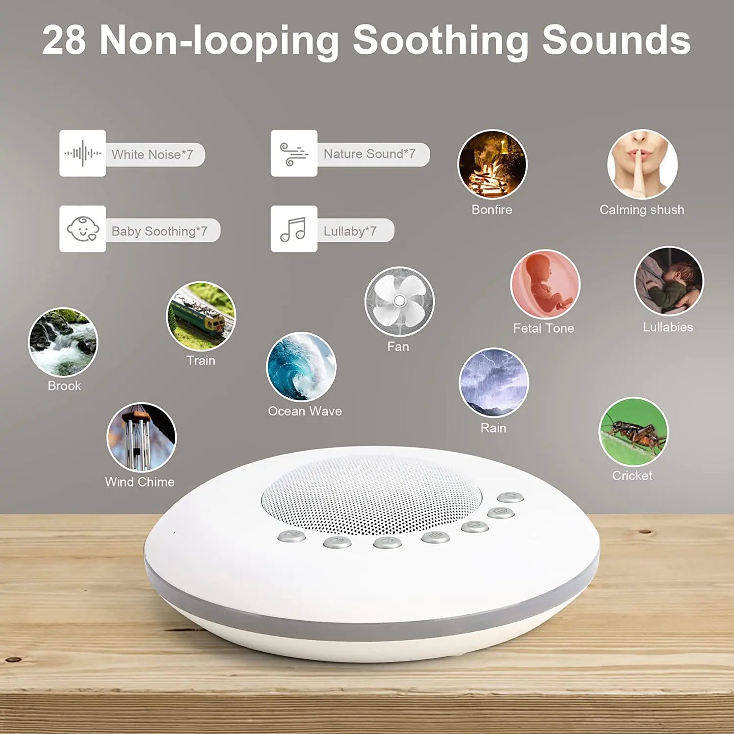 Amazon Sleep Aid Device for Kids with 28 Sounds