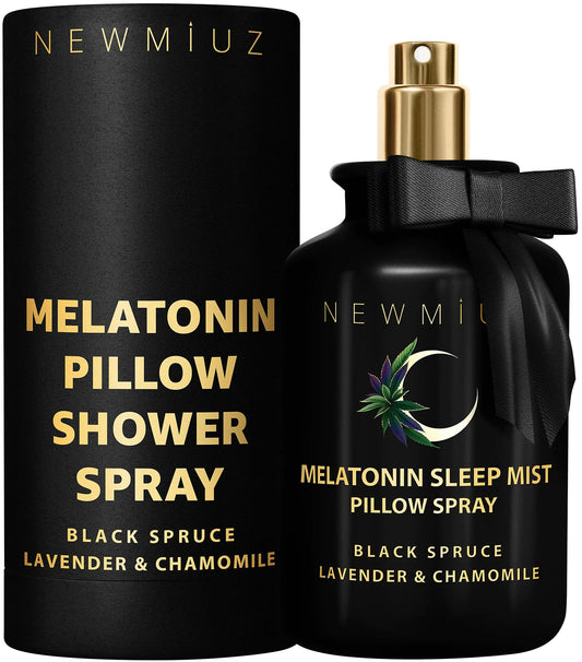 Deep Sleep Pillow Spray - Lavender Chamomile Essential Oils - Fast Acting Aromatherapy Mist for Restful Sleep Relaxation Calming Stress Relief - Bedtime & Shower Spray Luxury Self Care Gift
