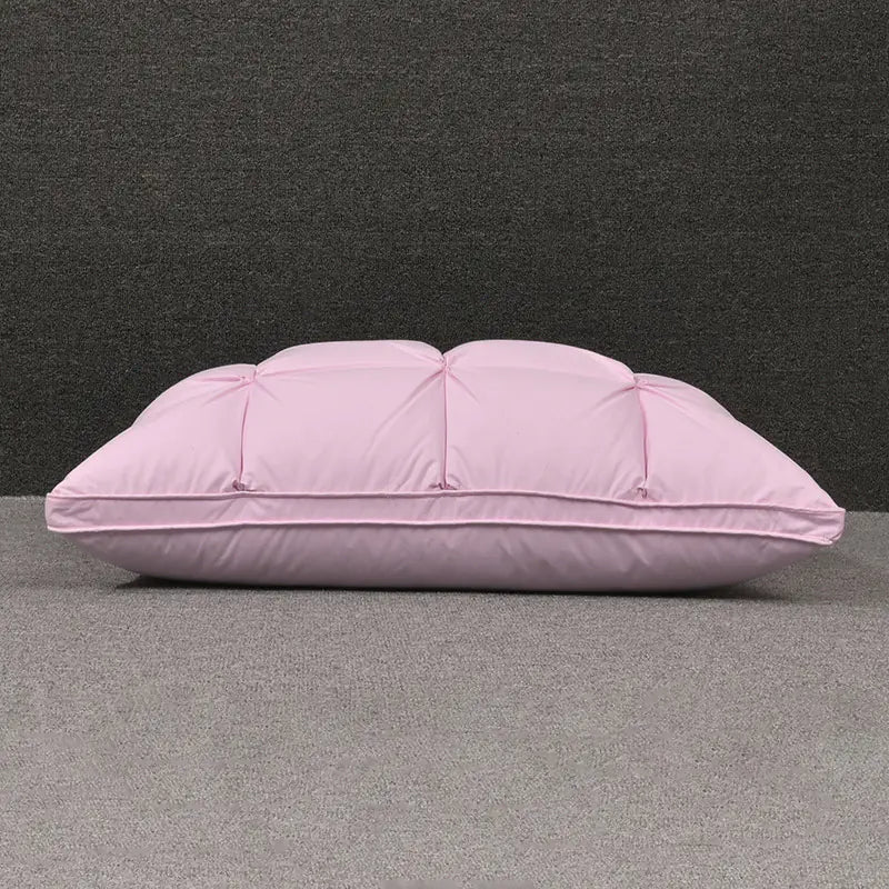 White Goose Down Cotton Single Sleep Aid Pillow